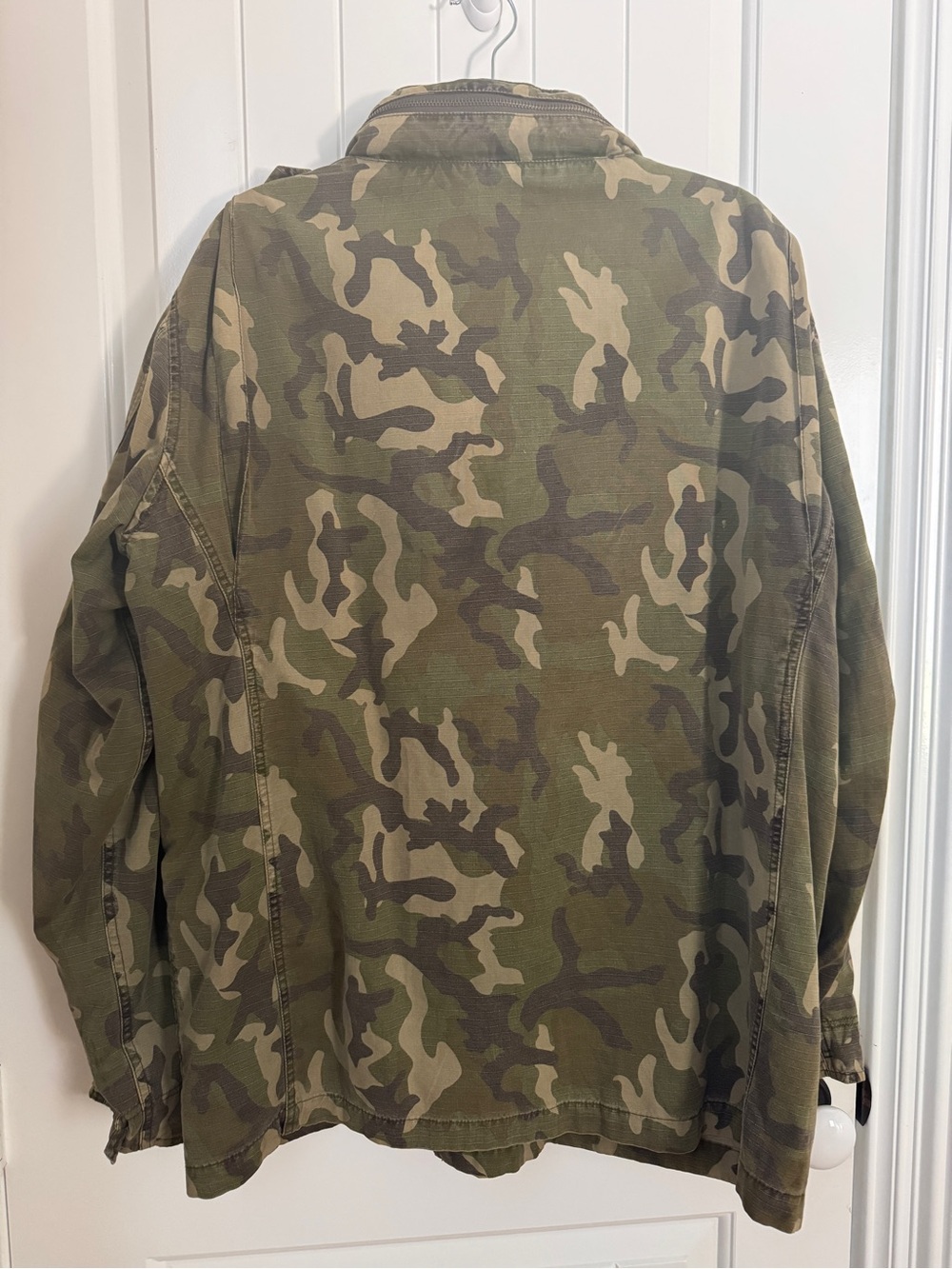 Billabong Camo M-65 Military Field Jacket XL Utility Cargo Oversized Streetwear - Picture 11 of 16
